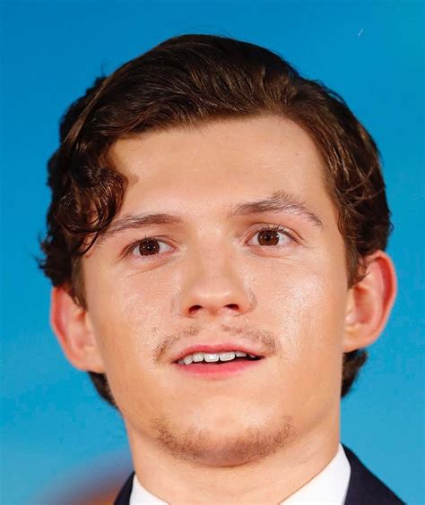 tom holland hair color|tom holland with facial hair.